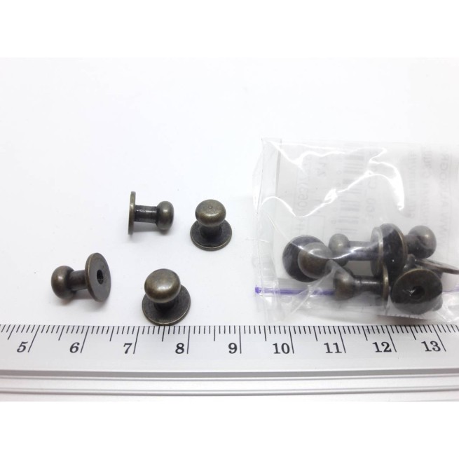 Шпилька кобурна ЛАТУНЬ 5х7 мм тип C3082 (10 шт.) без гвинта